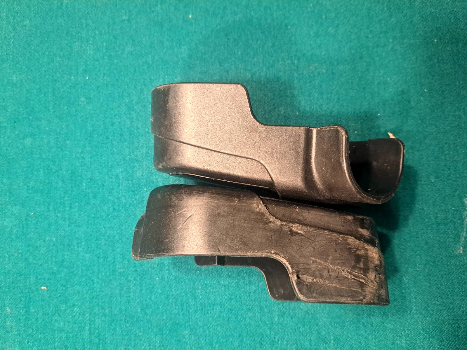 Power Wheelchair Caster Cap Cover Black Pair