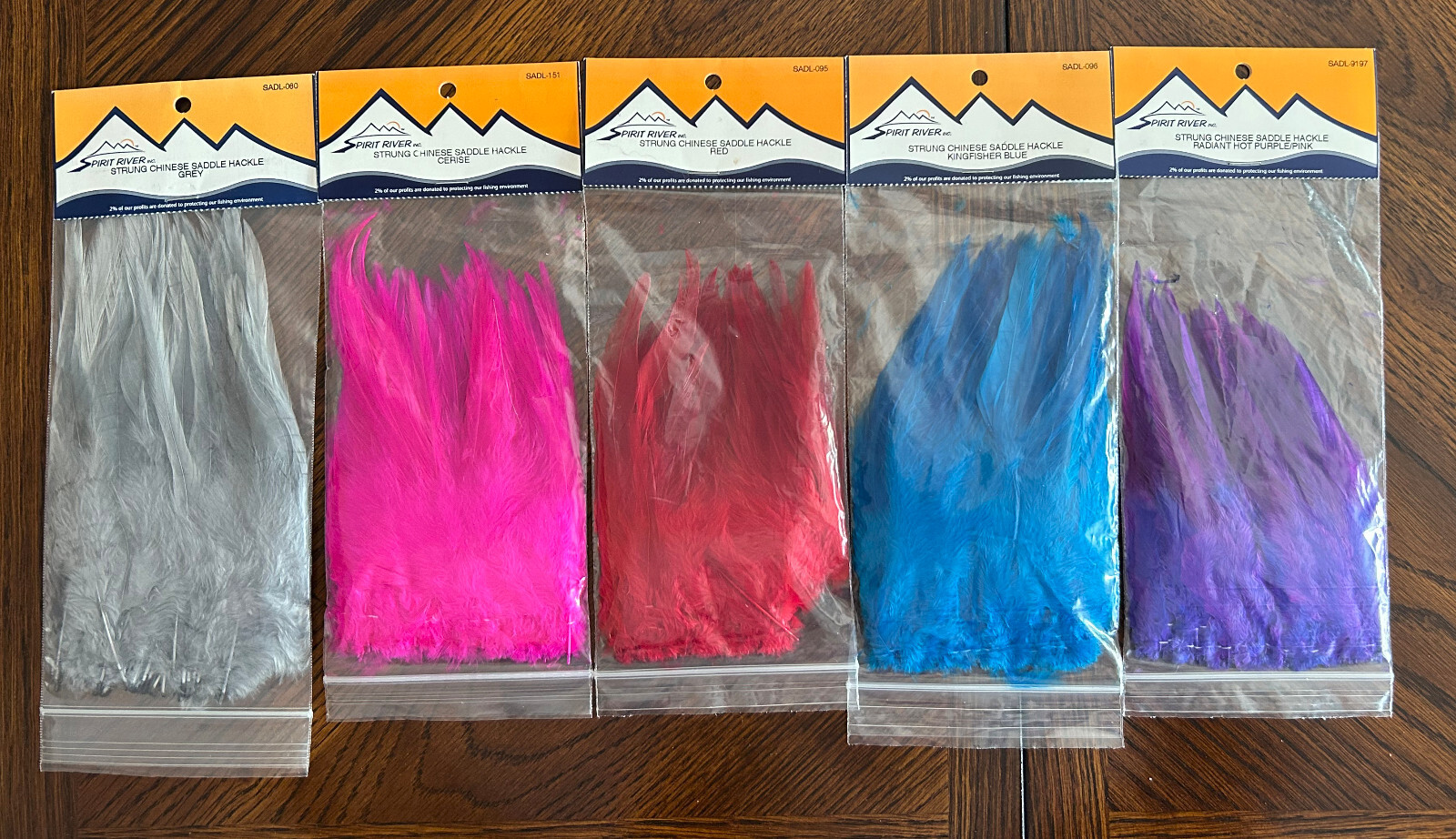 Strung Chinese Saddle Hackle - Spirit River