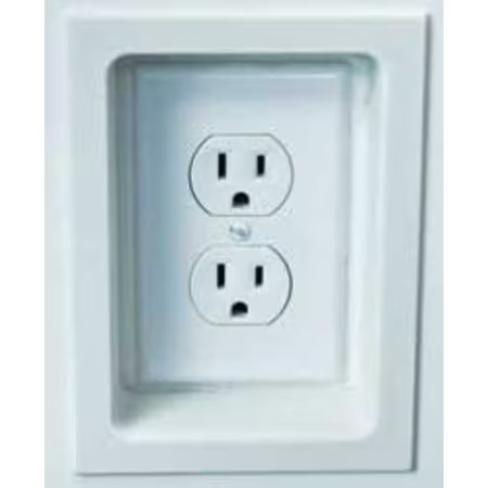 Fastcap Etr-Single Wh Electric Trim Ring, Number Of Gangs: 1 Plastic, Smooth
