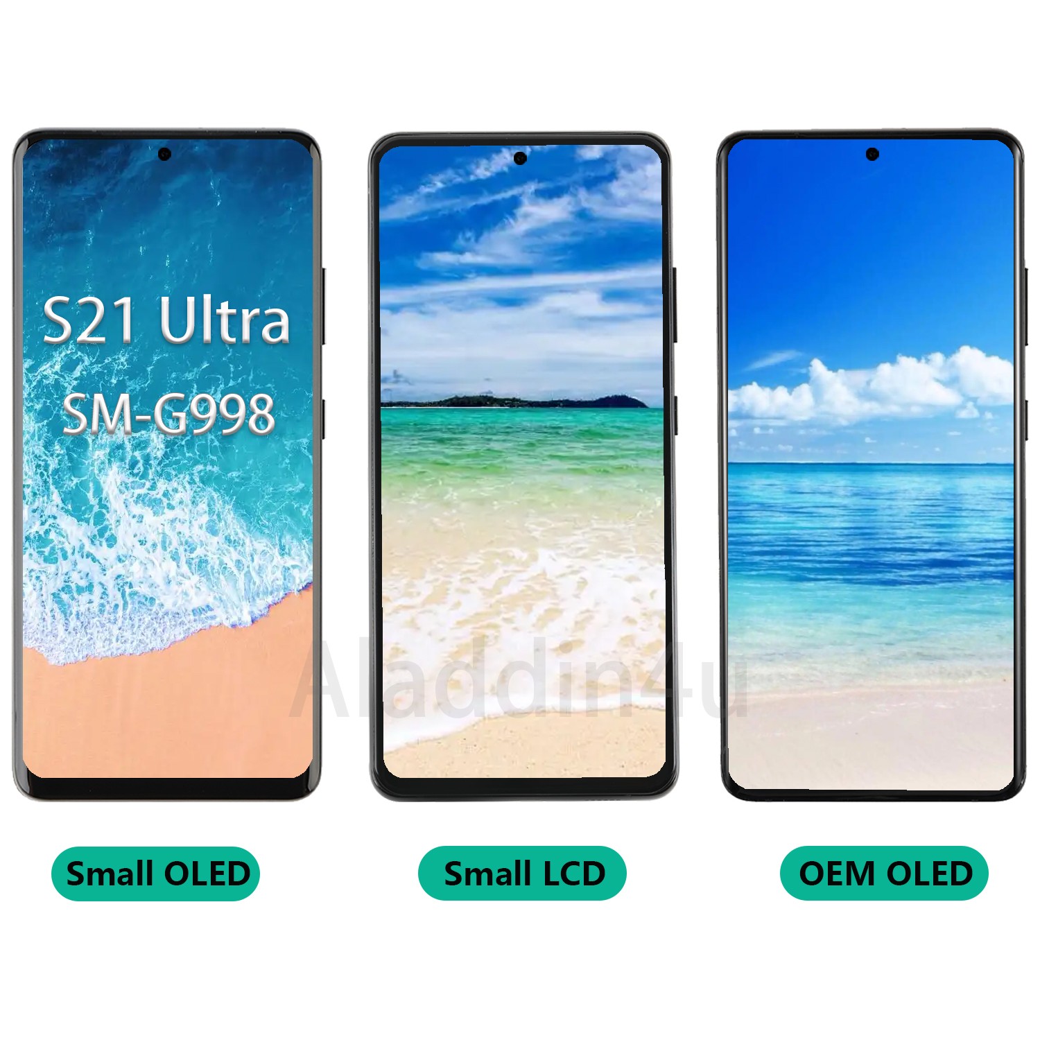 OLED |LCD Display Touch Screen Replacement For Samsung Galaxy S21 Ultra G998 Lot