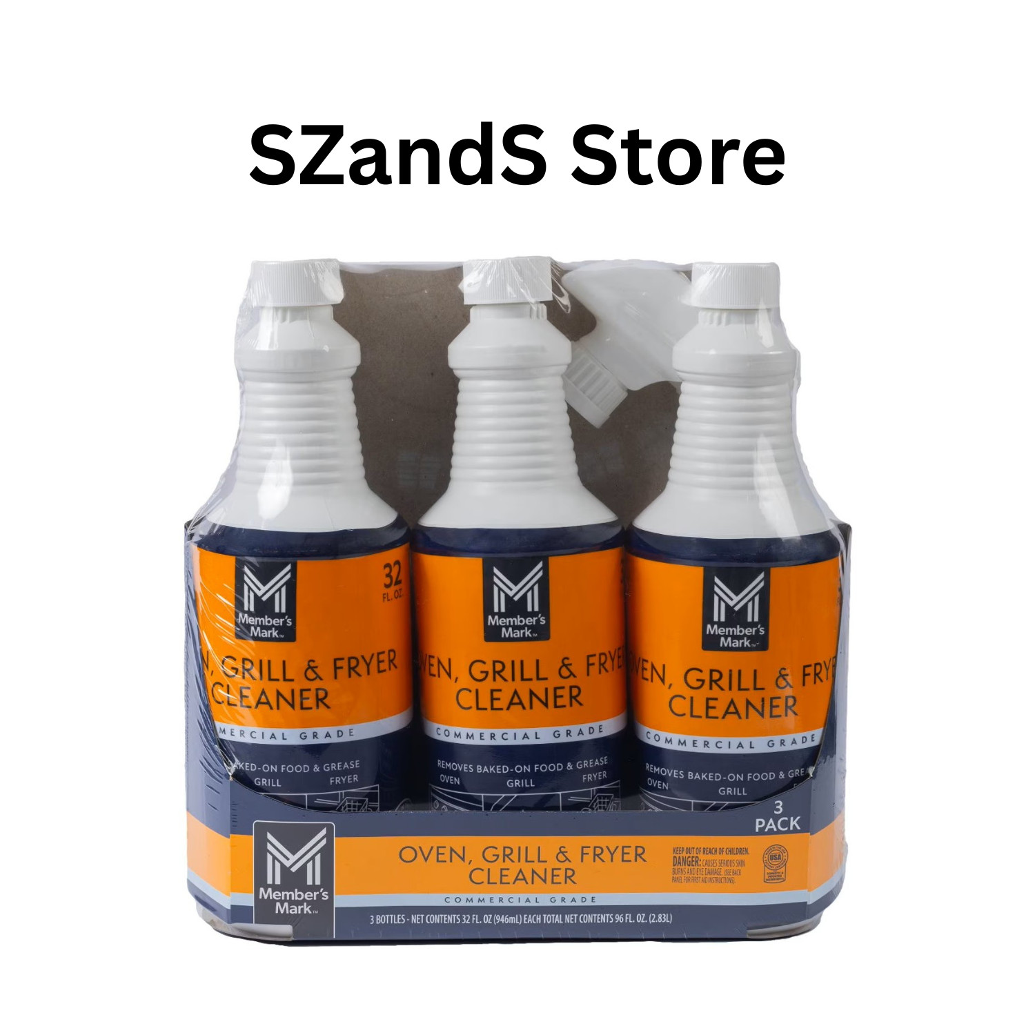 Member's Mark Commercial Oven, Grill and Fryer Cleaner, 32 oz., 3 pk. Heavy Duty