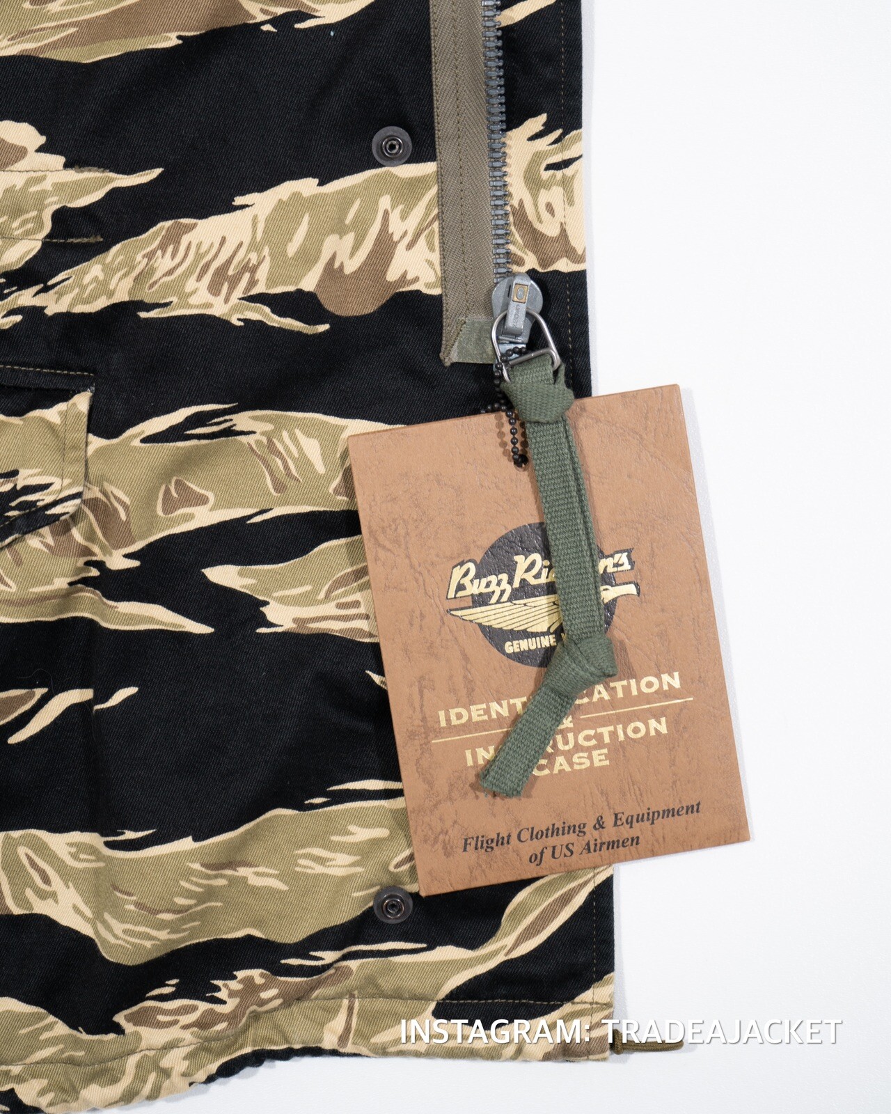 Buzz Rickson M-65 Field Jacket Golden Tiger Stripe Size 38