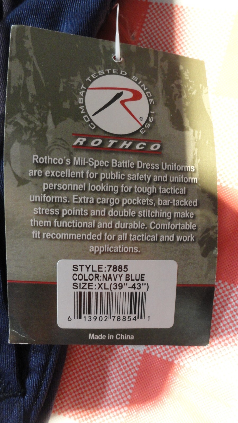 MILITARY BDU DARK BLUE CARGO TACTICAL TROUSER PANTS EXTRA LARGE REGULAR