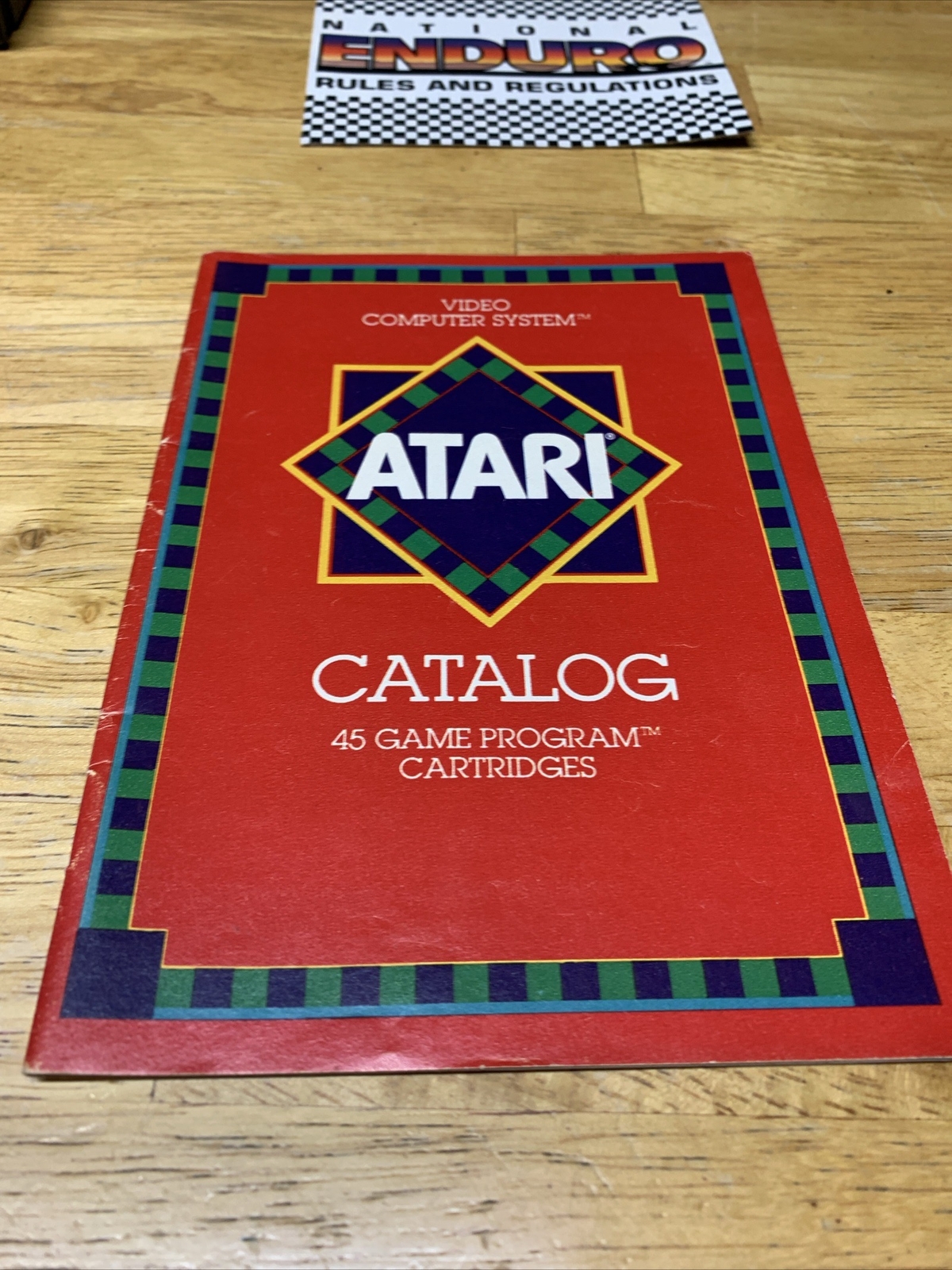 3 Atari 2600 Video Game Cartridges Lot Enduro Space Invaders Missile Command