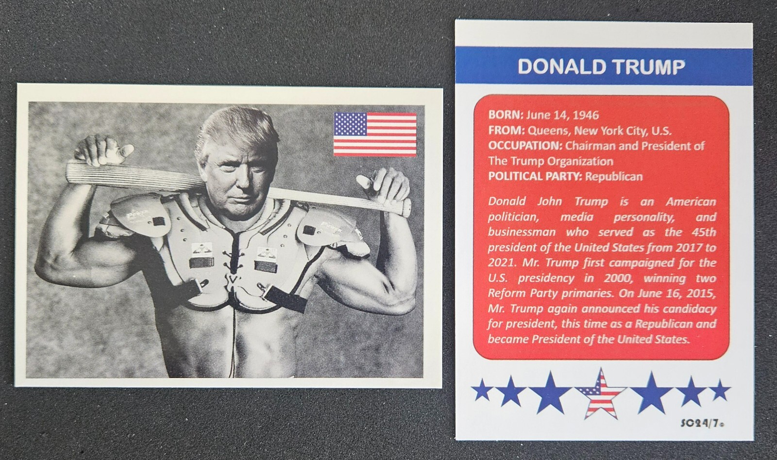DONALD TRUMP CUSTOM ART CARD - BO CARD