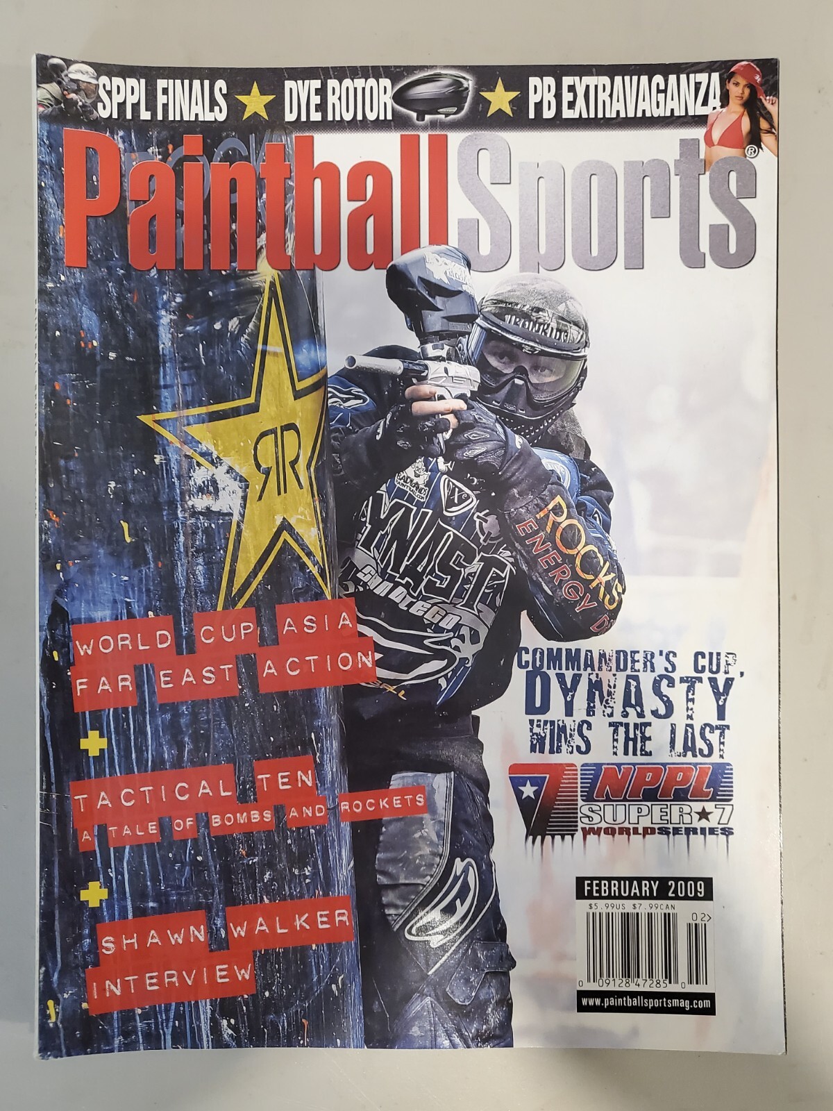 Priced to Sell Paintball Sports Magazine Feb 2009 - World Cup Asia - Dynasty
