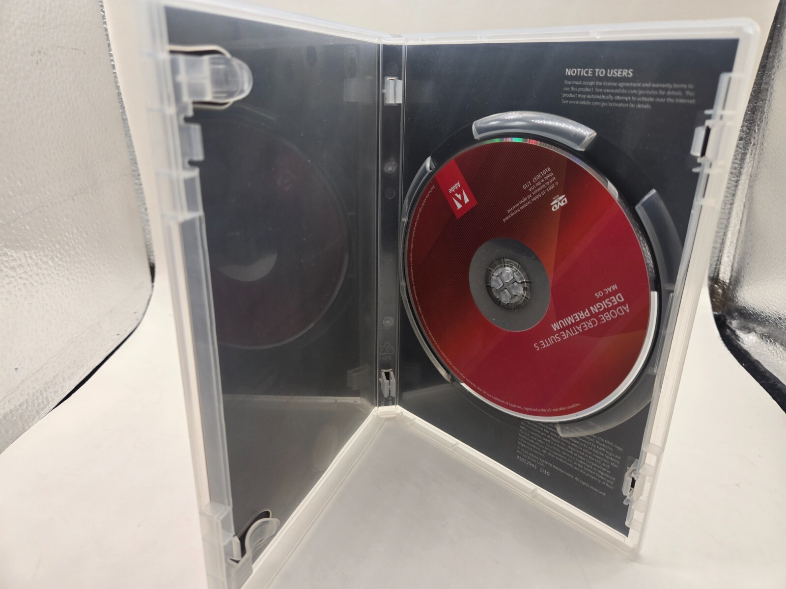 Adobe Creative Suite 5 Design Premium disc (30 day trial) see notes ONE DISC