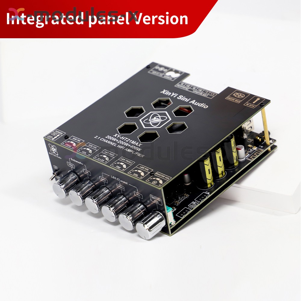 HT21MAX Upgraded 2.1CH Bluetooth Amplifier Board 200W +200W +400W TPA3223