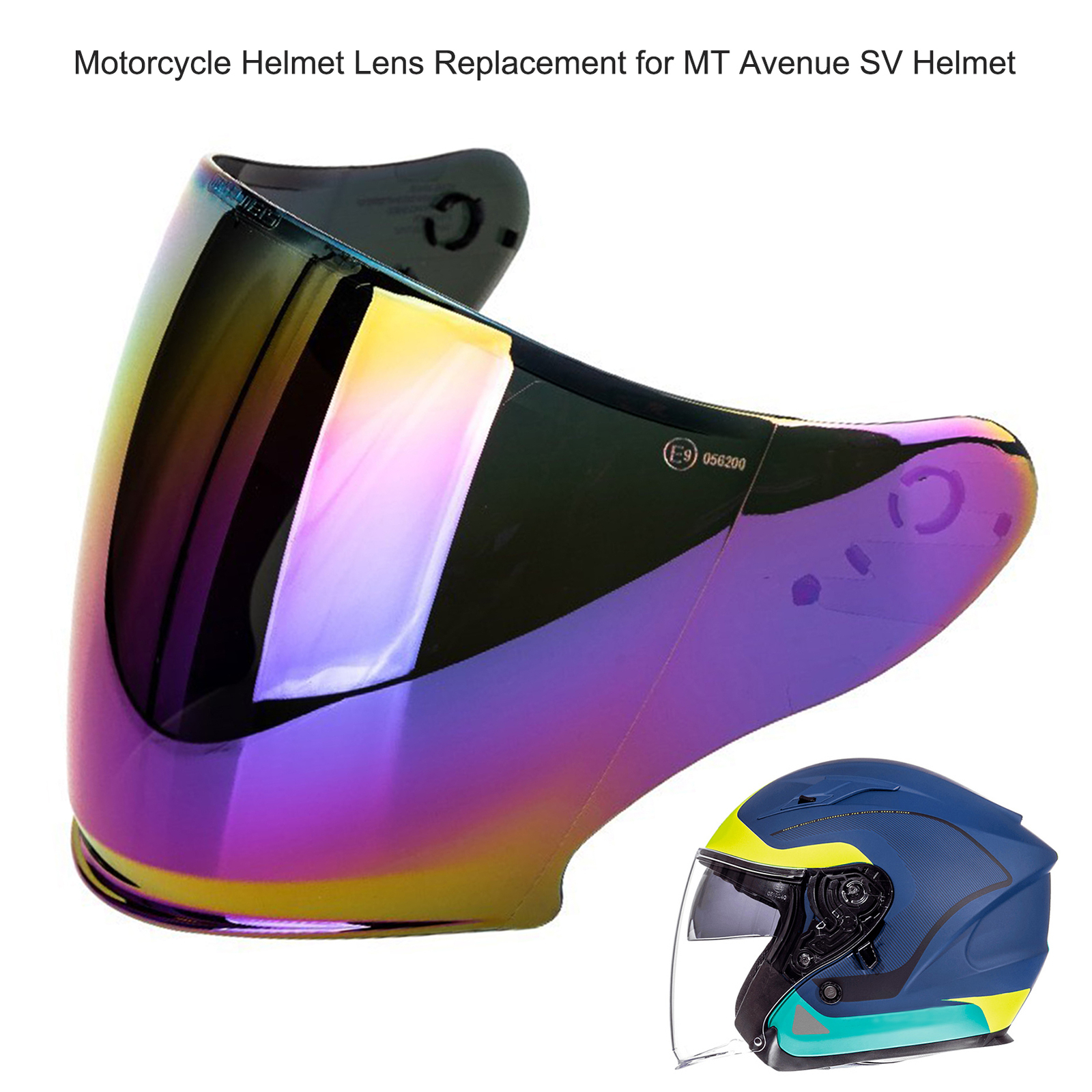 Motorcycle Wind Lens Visor Cambered Surface Motor K0P1