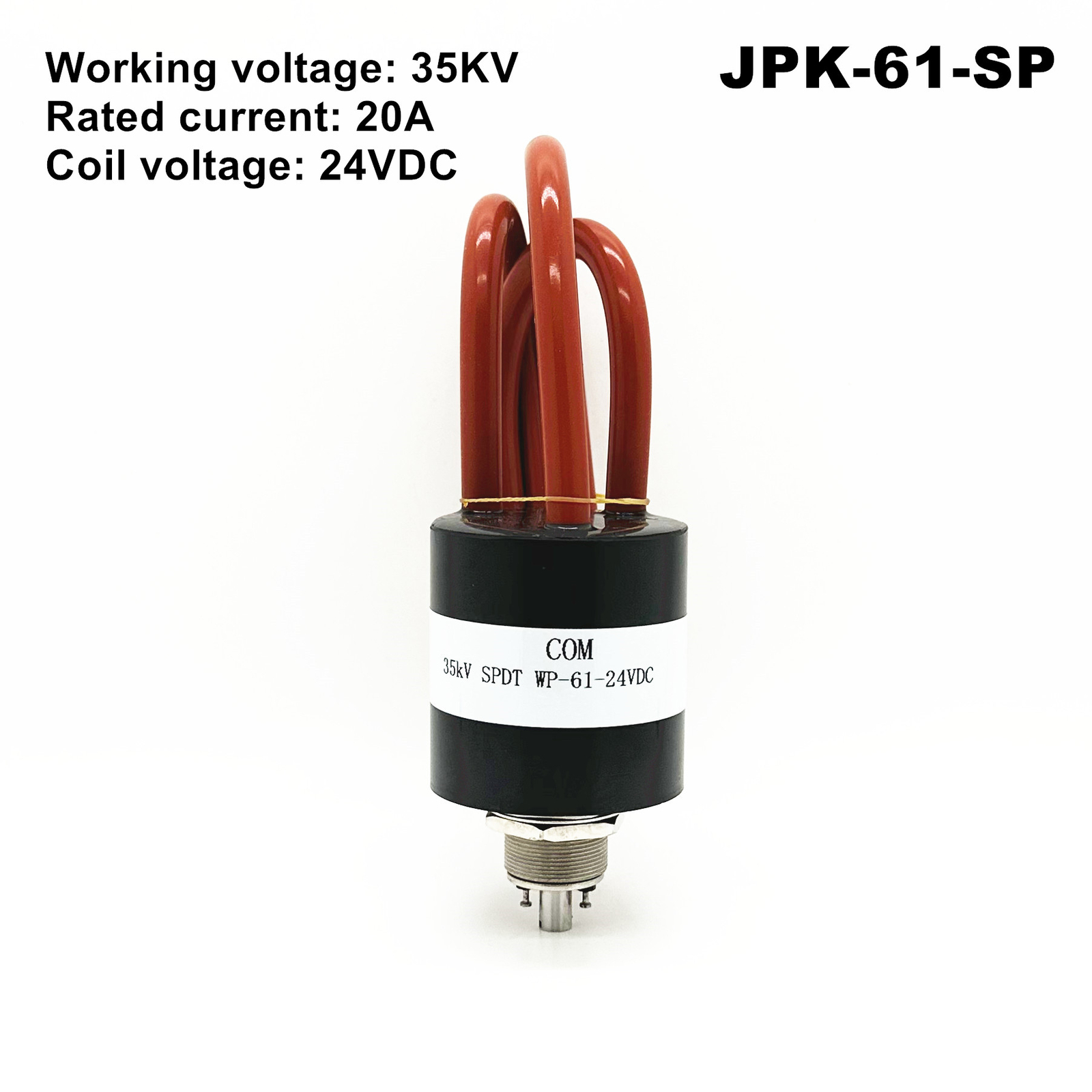1pc High Voltage Ceramic Vacuum Relay JPK-61-SP COM Coil 24VDC20A Current 35KV