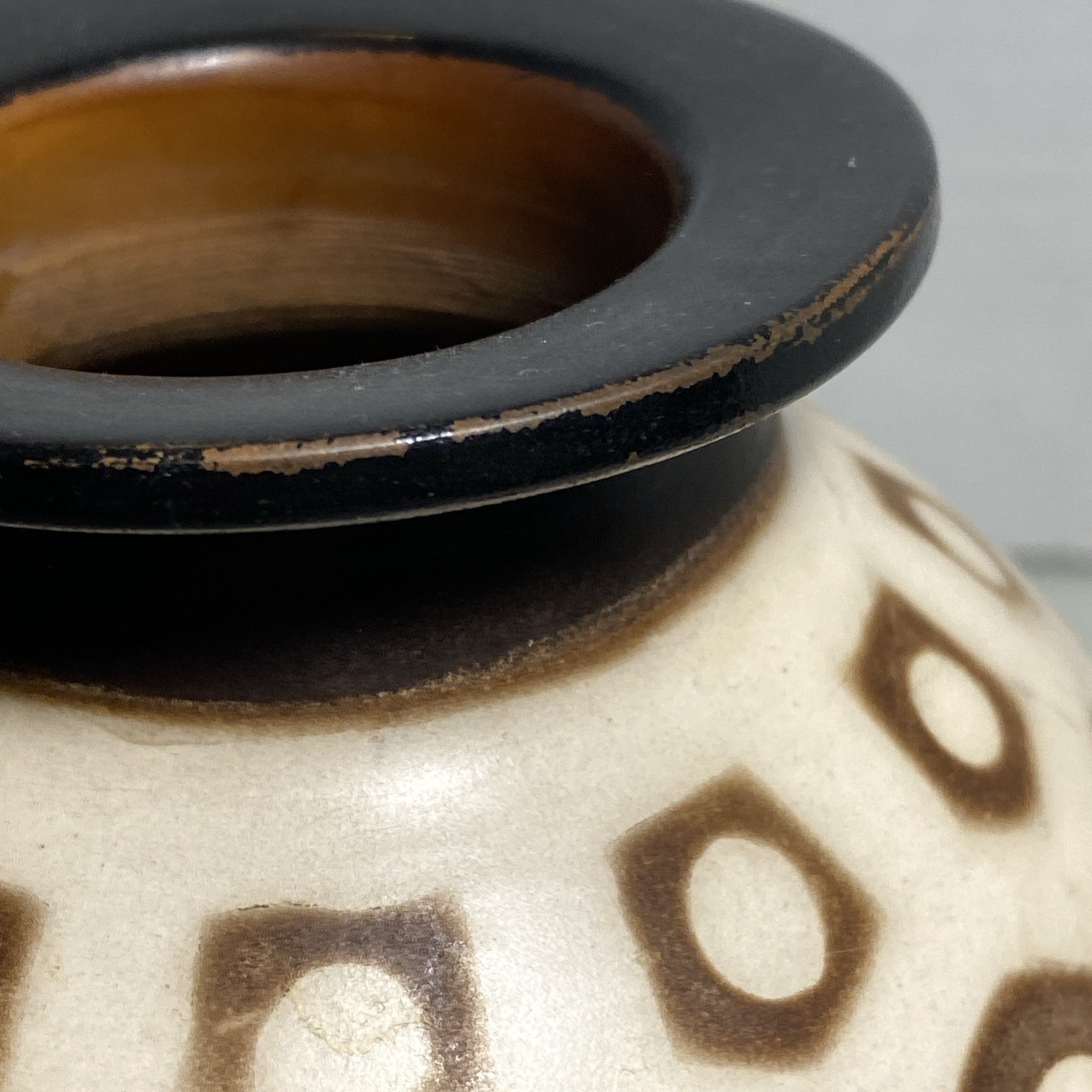 Segundo Carmen Chulucanas Peru Signed Pottery Vase Folk Art READ BB15