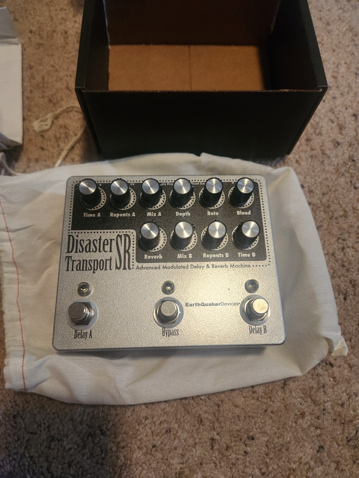 Earthquaker Devices Disaster Transport SR Guitar Delay Reverb Pedal New