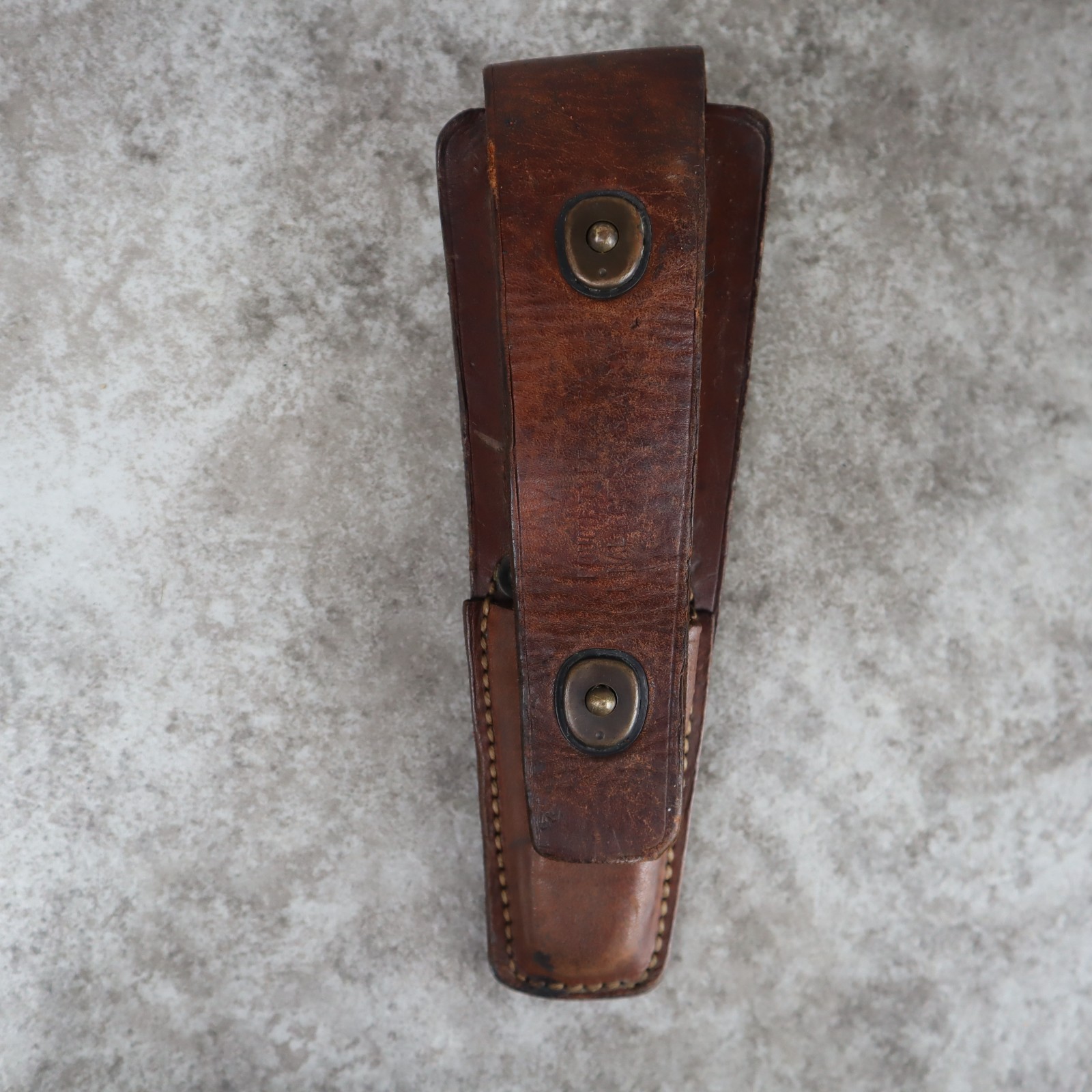 Vintage U.S. Army SIGNAL CORPS Leather Lineman Tool Pouch No. CS-34