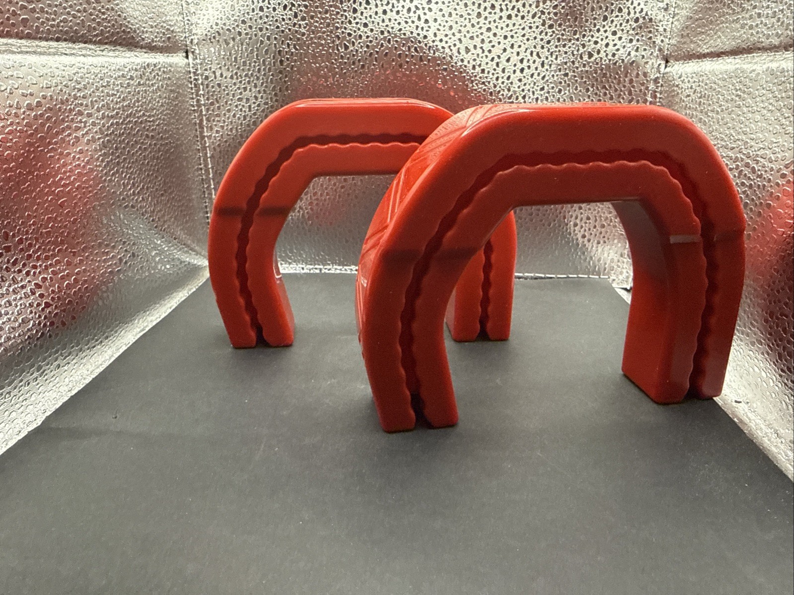 Pair Front Tow Hooks Covers Customized Car Tow Hooks For 2019-2024 RAM 1500 Red