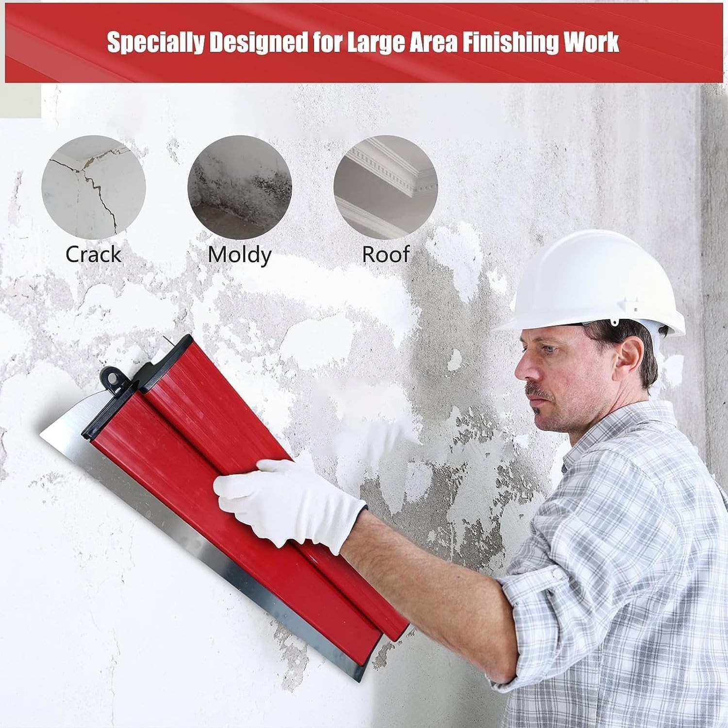 Lightweight 24 Inch Drywall Blade with Ergonomic Grip - Perfect for Contractors