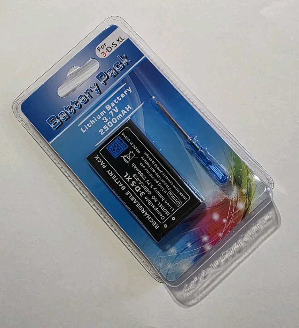2500mah Replacement Battery For Nintendo 3DS XL With Tools