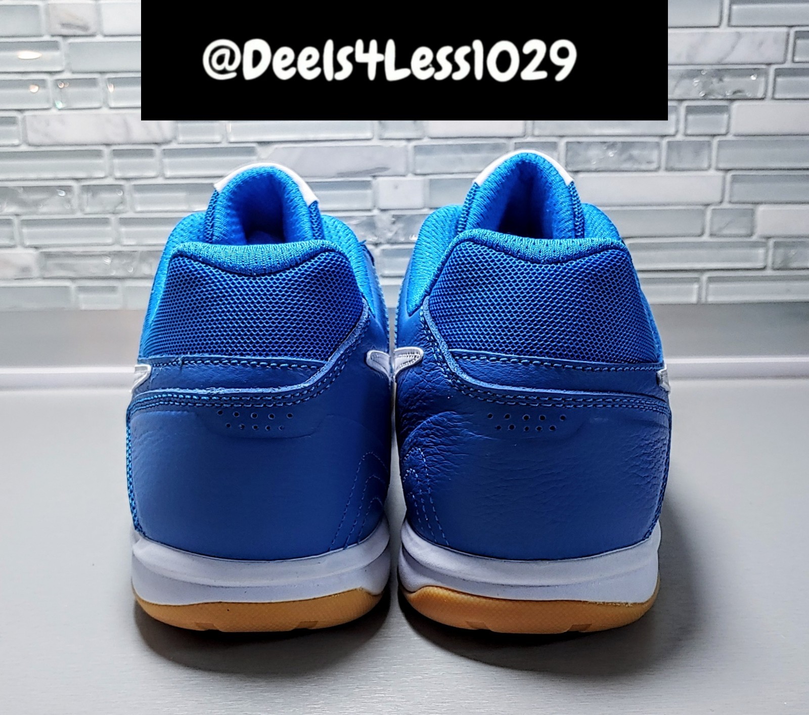 Nike Gato Turf Soccer Mens Photo Blue Gum Brown White HQ6019-400