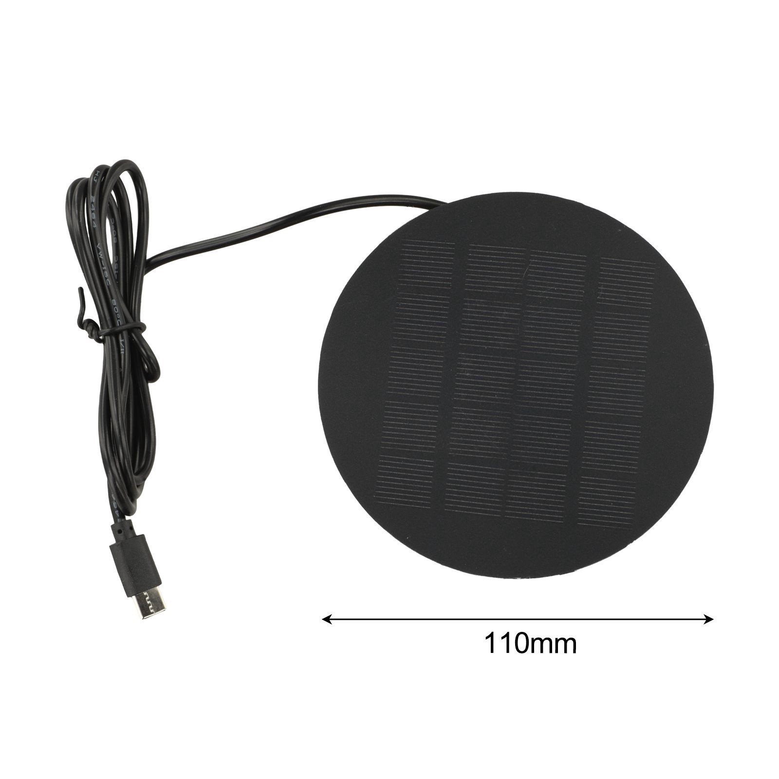 Solar Panel Charger Type-C Output Operating Current 0-210mA For Lights