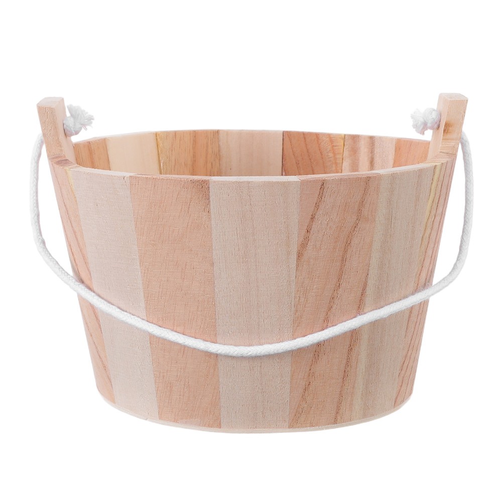 Sauna Crystal Salt Barrel Spa Bath Shower Bucket Gifts for Lovers