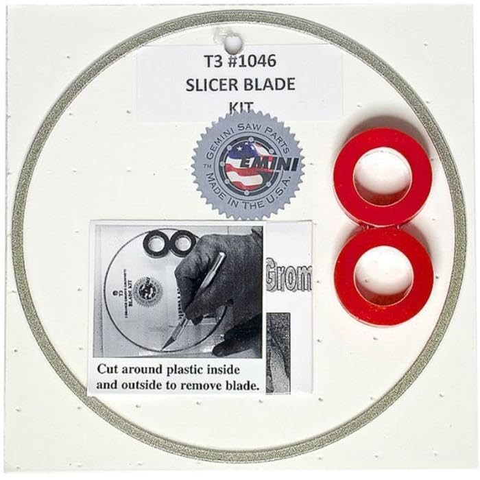 Gemini Taurus 3 Super Slicer Flat Diamond Blade for Straight Cuts