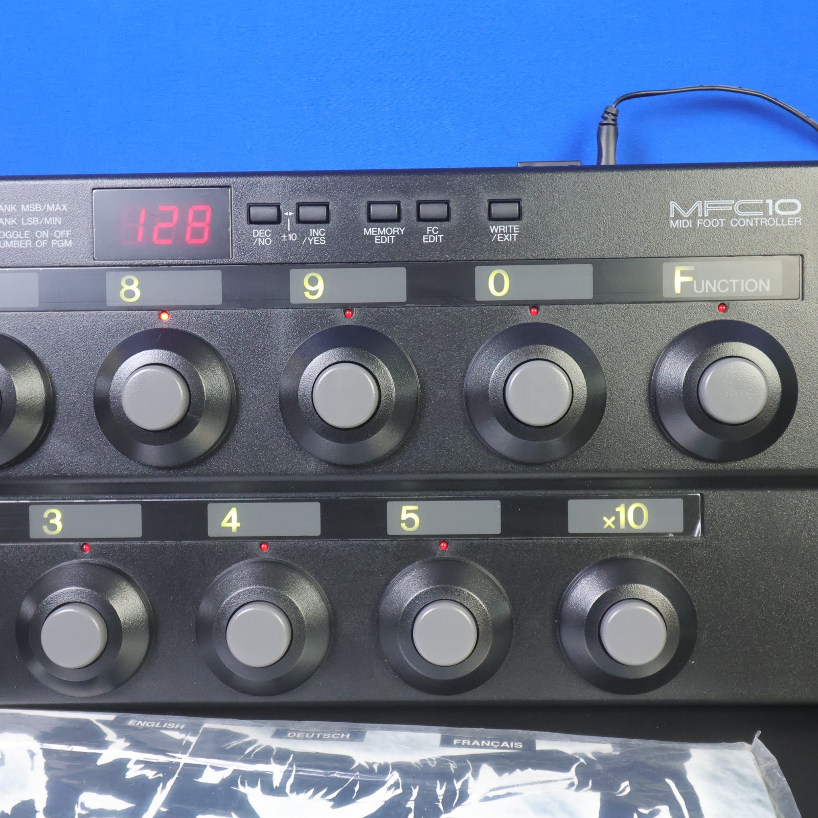 Yamaha FX770 Guitar Effects Processor + MFC10 MIDI Foot Controller Tested VGC