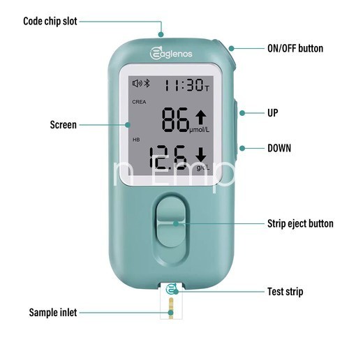 Multifunctional Blood Creatinine Meter with 25pcs Creatinine Test Strips