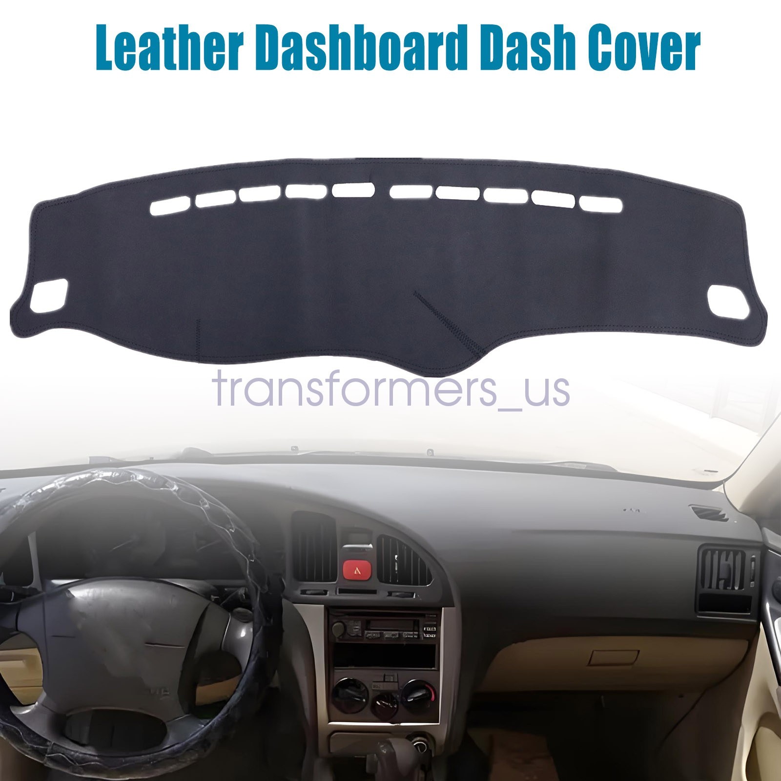 Leather Dashboard Dash Cover Dashmat Mat Carpet For 2000-2006 Hyundai Elantra