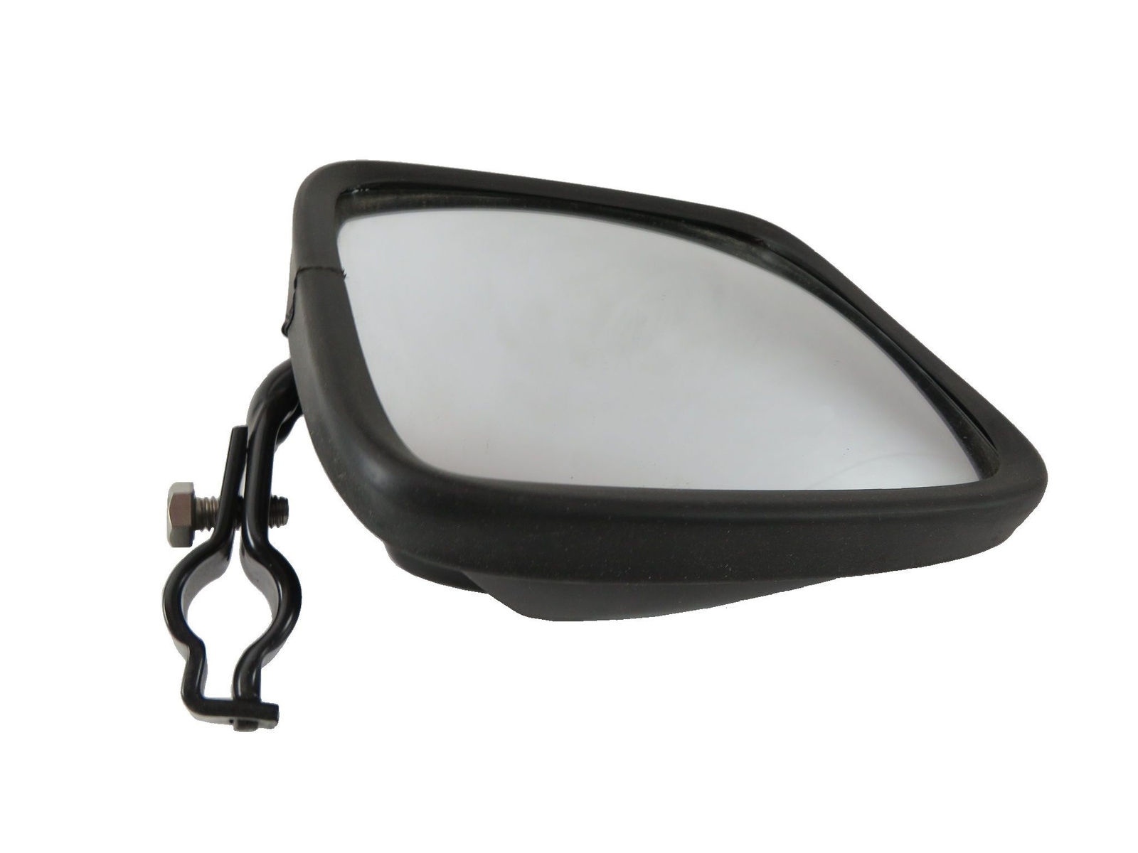 Mirror Lite MH585 School Bus 7" x 6.5" Black Non Heated Flat Glass Mirror Head