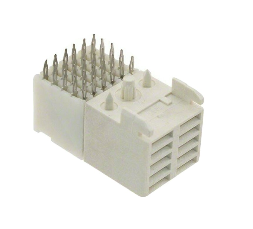 89096-102LF Tube of 50 Connector Receptacle, Female Blade Sockets Board Edge