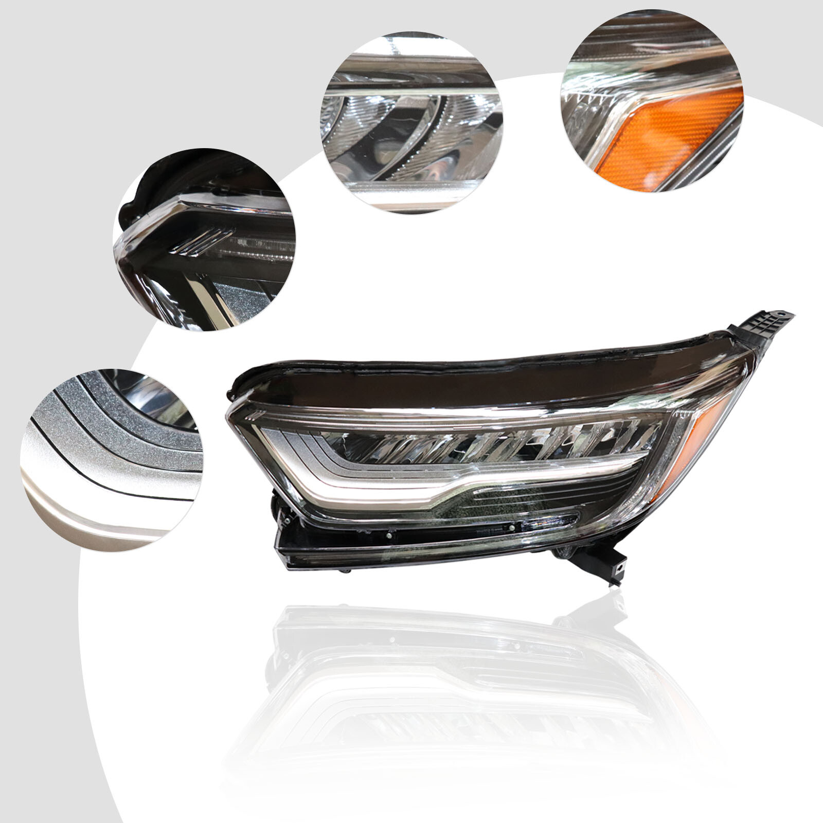 Left For 2017-2021 Honda CRV Touring Full LED Headlight Headlamp LH Driver Side