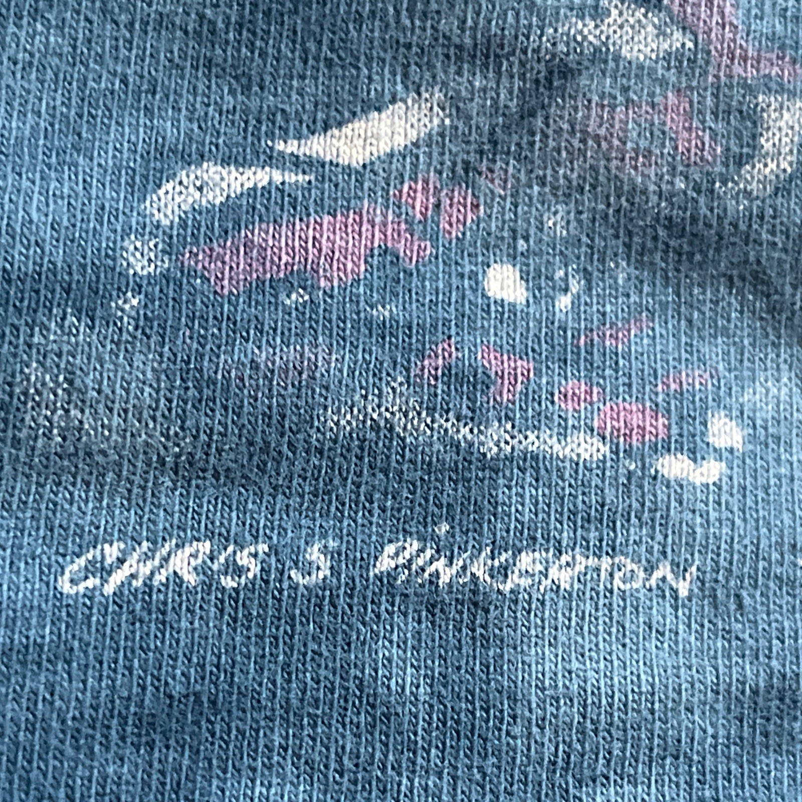 Grateful Dead 1994 Paradise Waits SYF Tye Dye Skeletons 2-Sided T Shirt L VG+