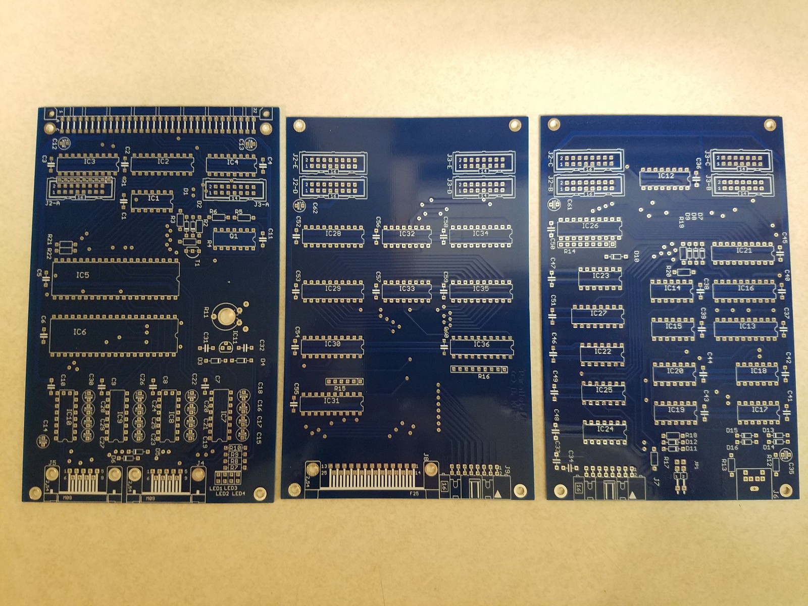 MyCPU Complete Board Set, by Dennis Kuschel, DIY Hardware Project, PCB Only