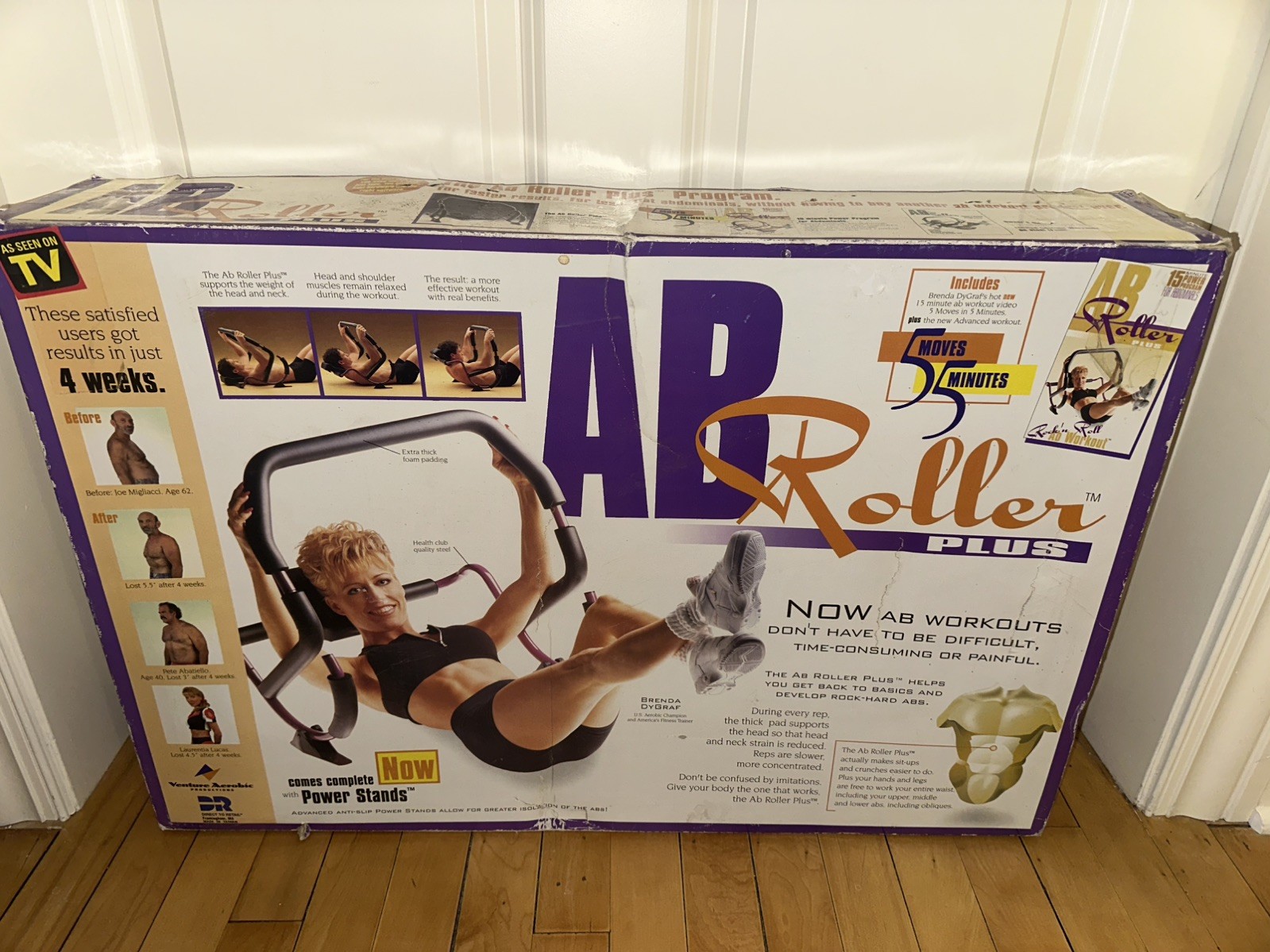 Ab Roller Original Purple Plus Crunch Rocker Abdominal Exerciser