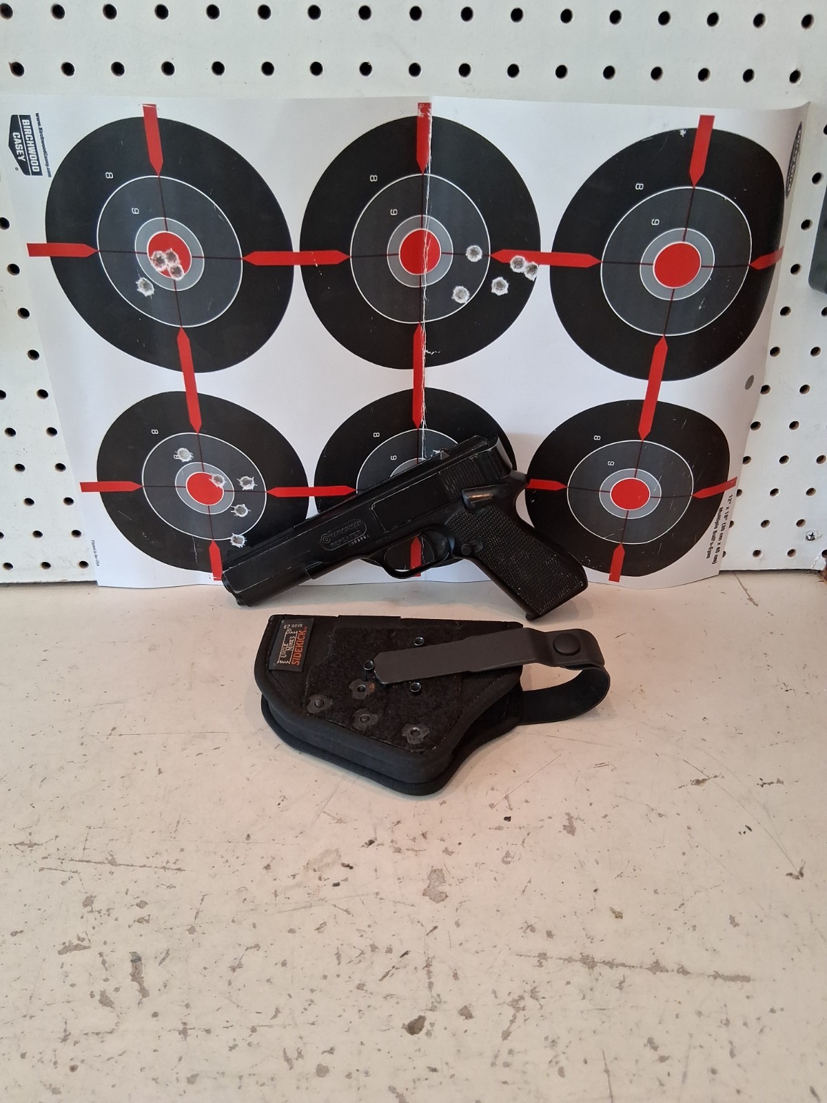 Marksman Repeater Air Pistol 1911 Style BB & Pellet Gun Made in USA With Holster