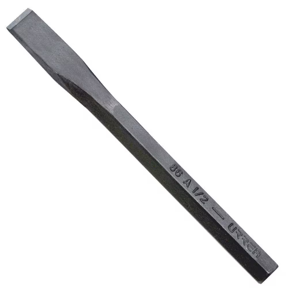 1 In. Wide Tip 8 In. Long Cold Chisel Free Ship NEW