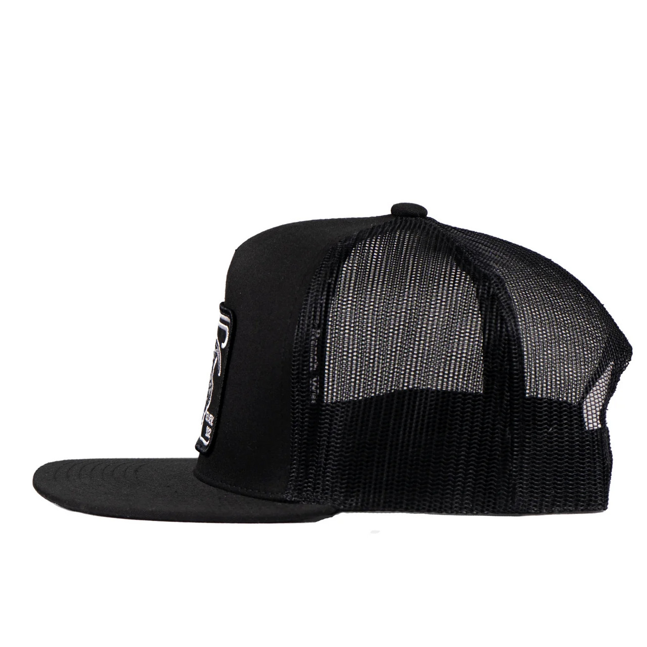 Lazy J Ranch Wear Hereford Patch All Black - Hats Cap - Blkblk4Elev