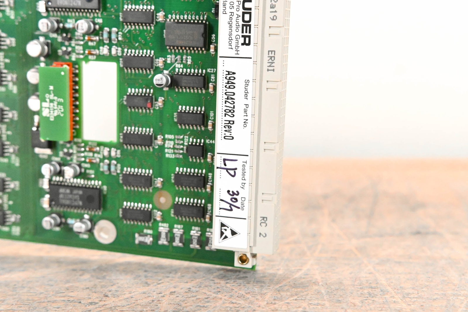 Studer Mic/Line In Card for D21m Modular I/O System CG01HEV