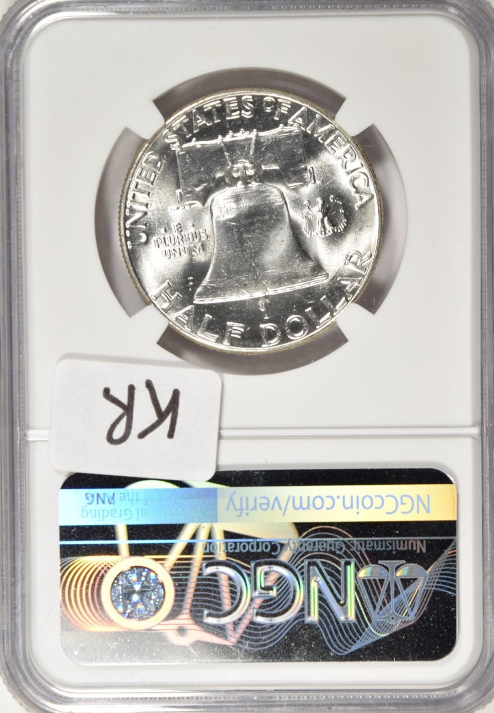 1958 FRANKLIN HALF DOLLAR ~ NGC MS64 ~ BRIGHT WHITE!