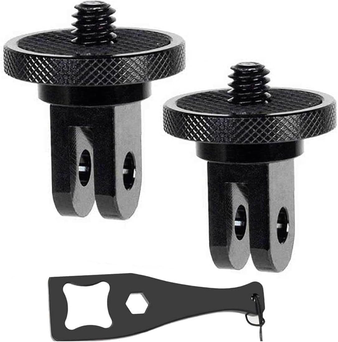 Aluminum Camera Tripod Adapter 1/4"-20 Conversion Adapter Mounts Compatible With