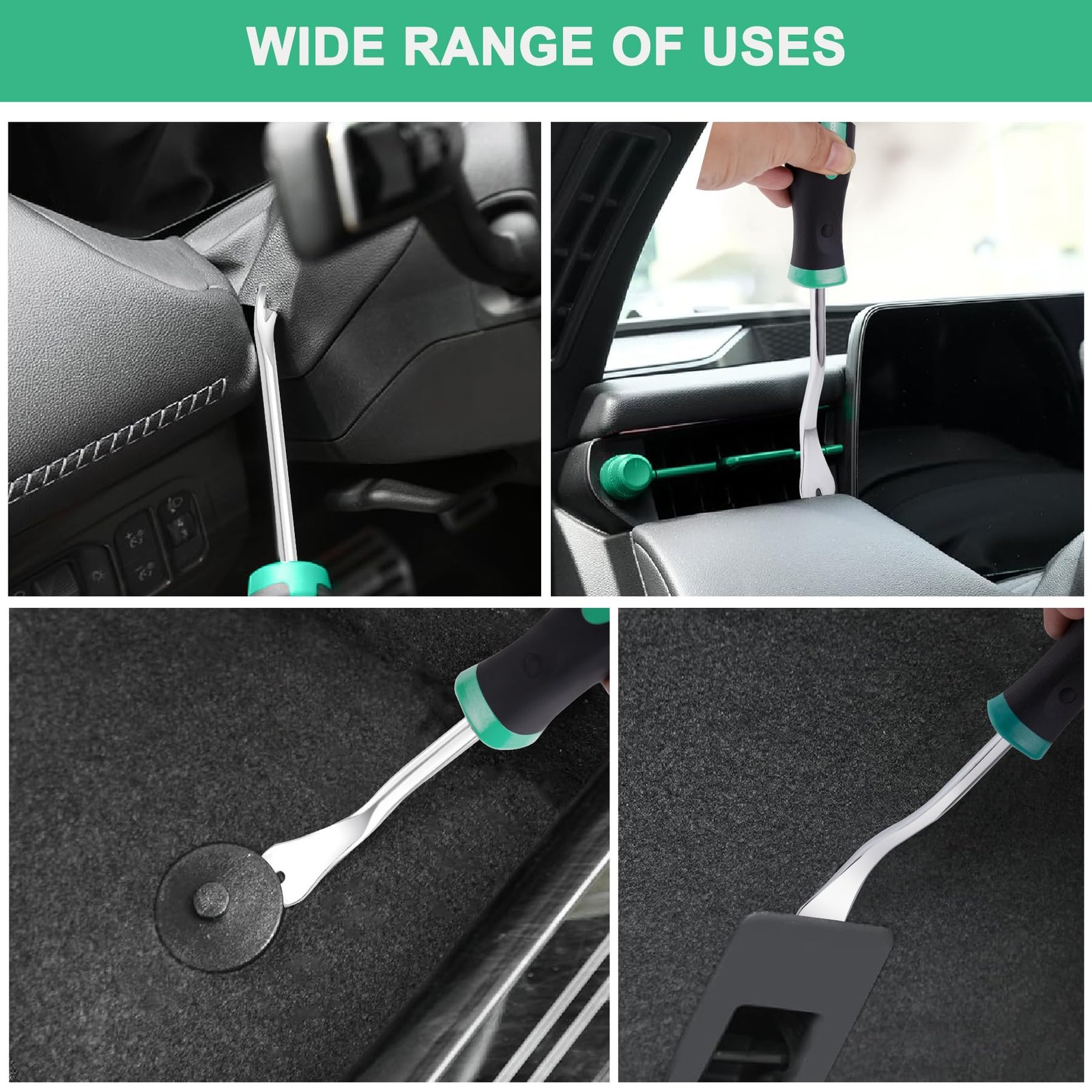 YullSorom 6 Piece Auto Trim Panel 6 Removal Tool Set