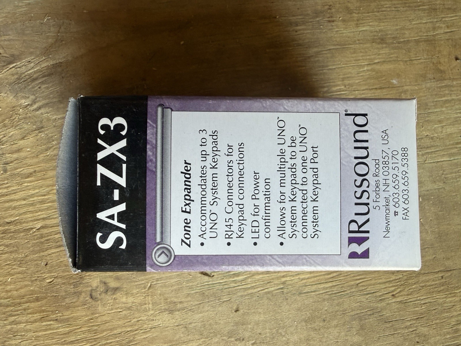 Russound SA-ZX3 Keypad Splitter For CAS44 multi-room music systems-new