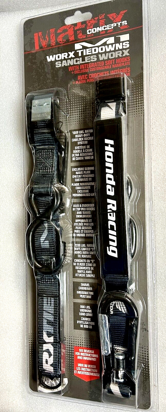 Matrix Concepts M1 Worx Tie-Down Black # M1 101