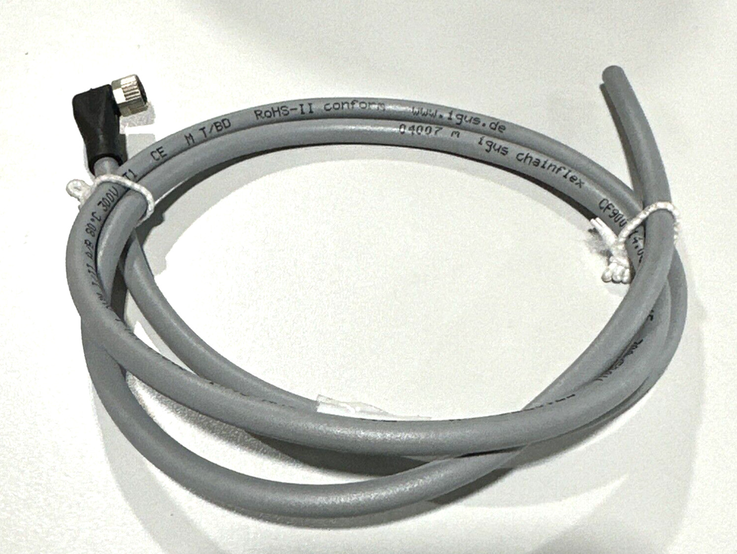 Igus MAT9049466 Sensor/Actuator Cable, 22awg-4C-M8 (straight) to blunt cut *NEW*