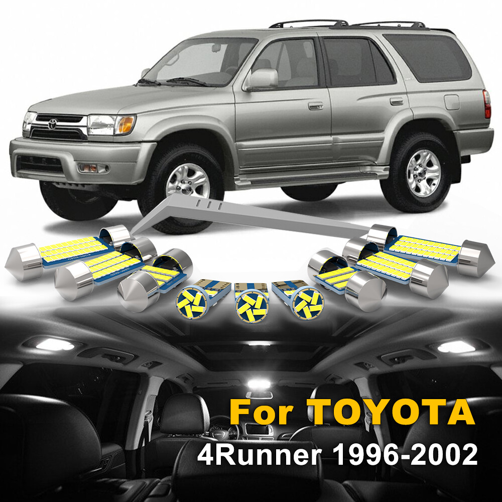 13x White Interior Map Dome LED Lights Package Kit FOR 1996-2002 Toyota 4Runner