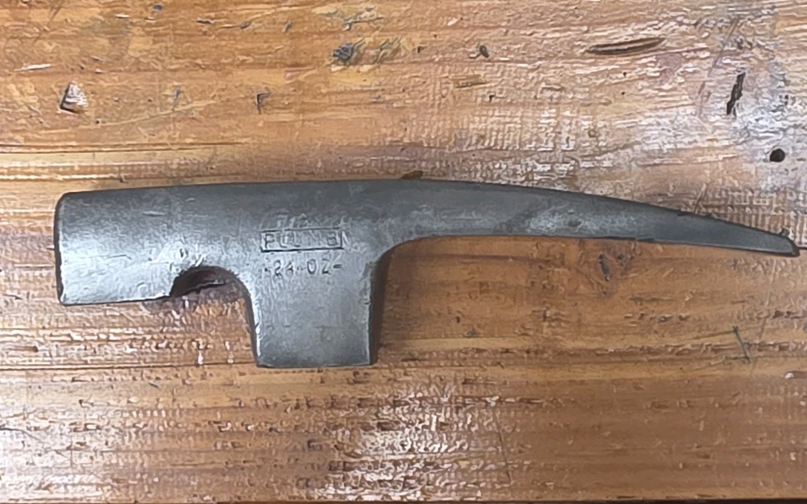 Vintage Plumb 24 ounce Mason Rock Brick Hammer Head no handle Head Only
