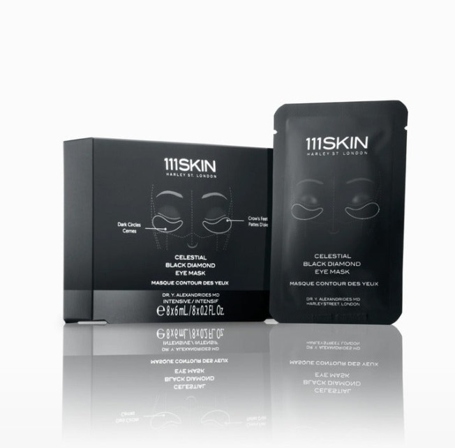 111Skin Celestial Black Diamond Eye Mask Box (Set of 8) #tw