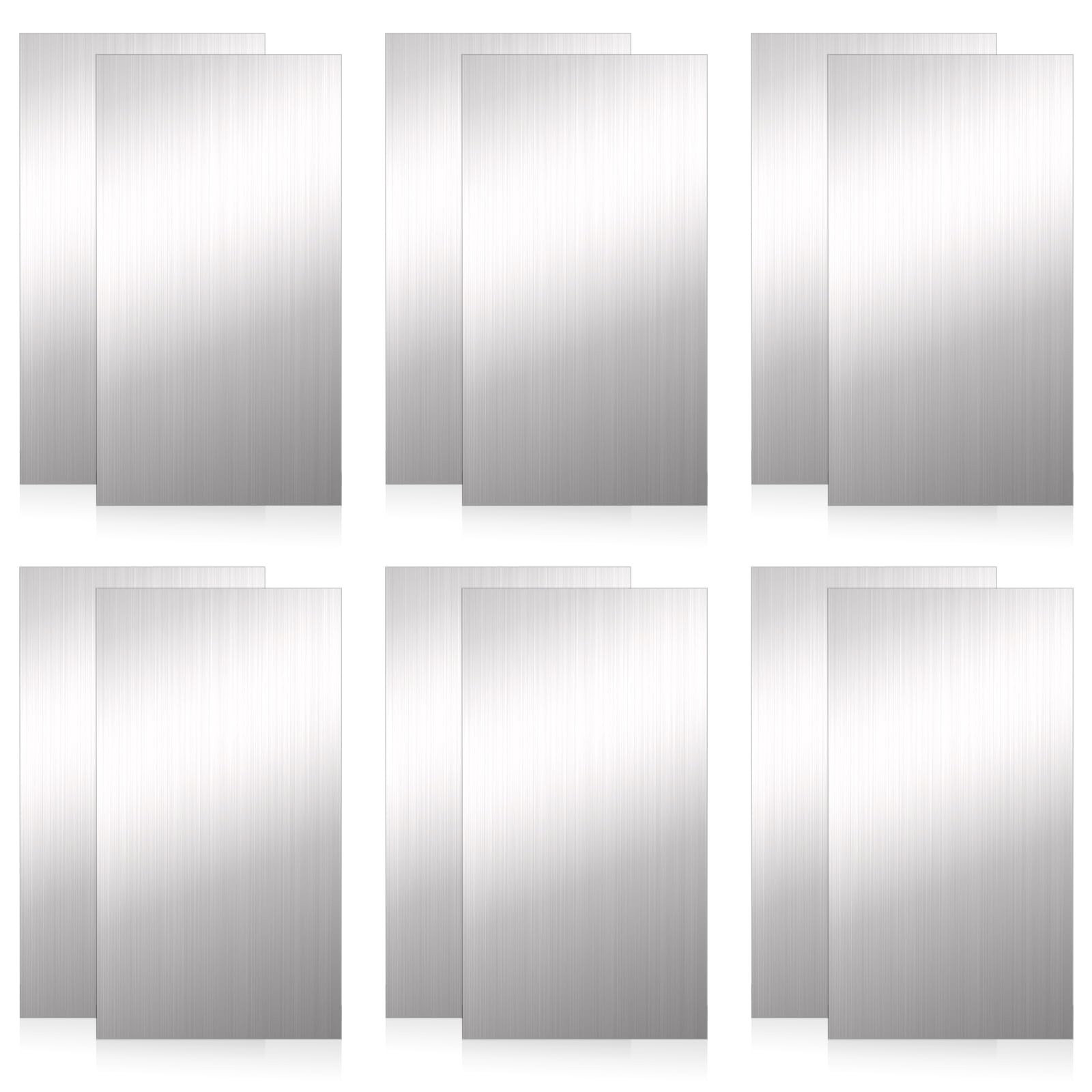 12pcs Stainless Steel Shim Stock Kit 2? X 6 Metal Shim Stock Metal Shims For L