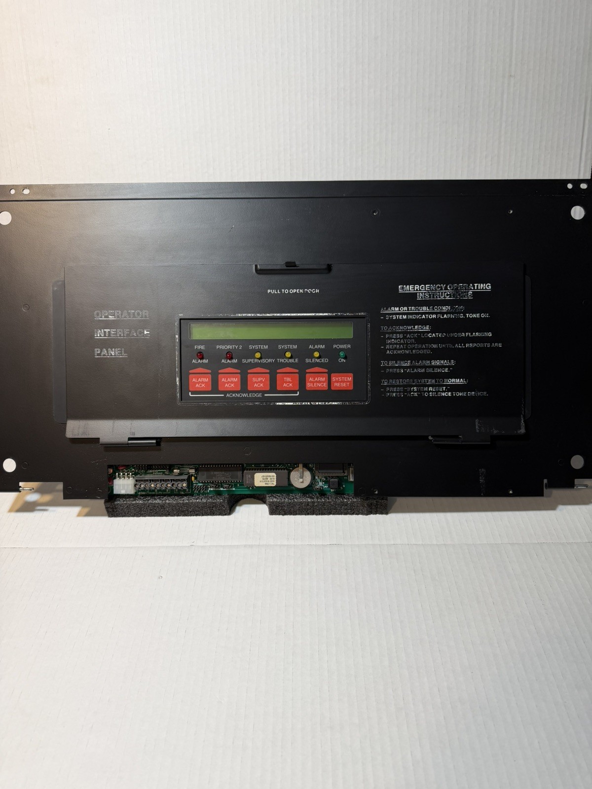 Simplex 4020-8001 Main Operator Panel