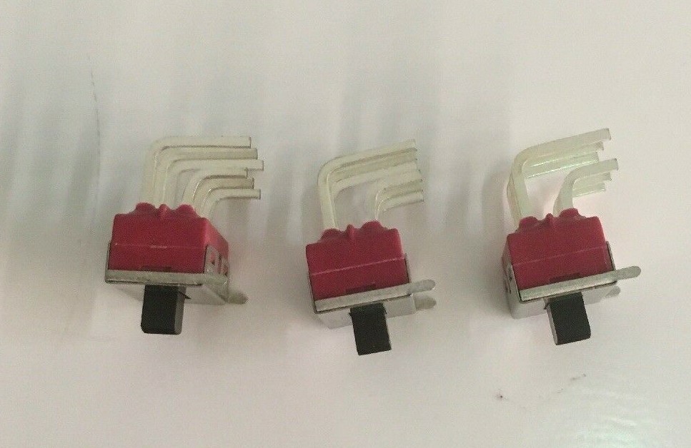 Lot of 3 SWITCH SLIDE C&K 1201M2S3AQE2
