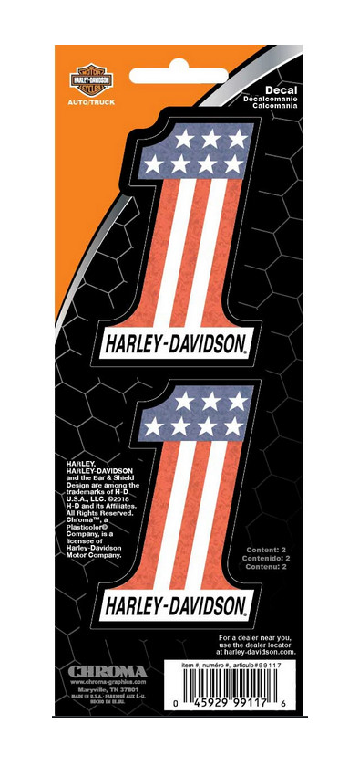 Harley Davidson Decal / Sticker Set Decal Model No.1 Metalflake CG99117